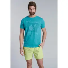 FEROUCH - Polera Proceso Michigan Azul