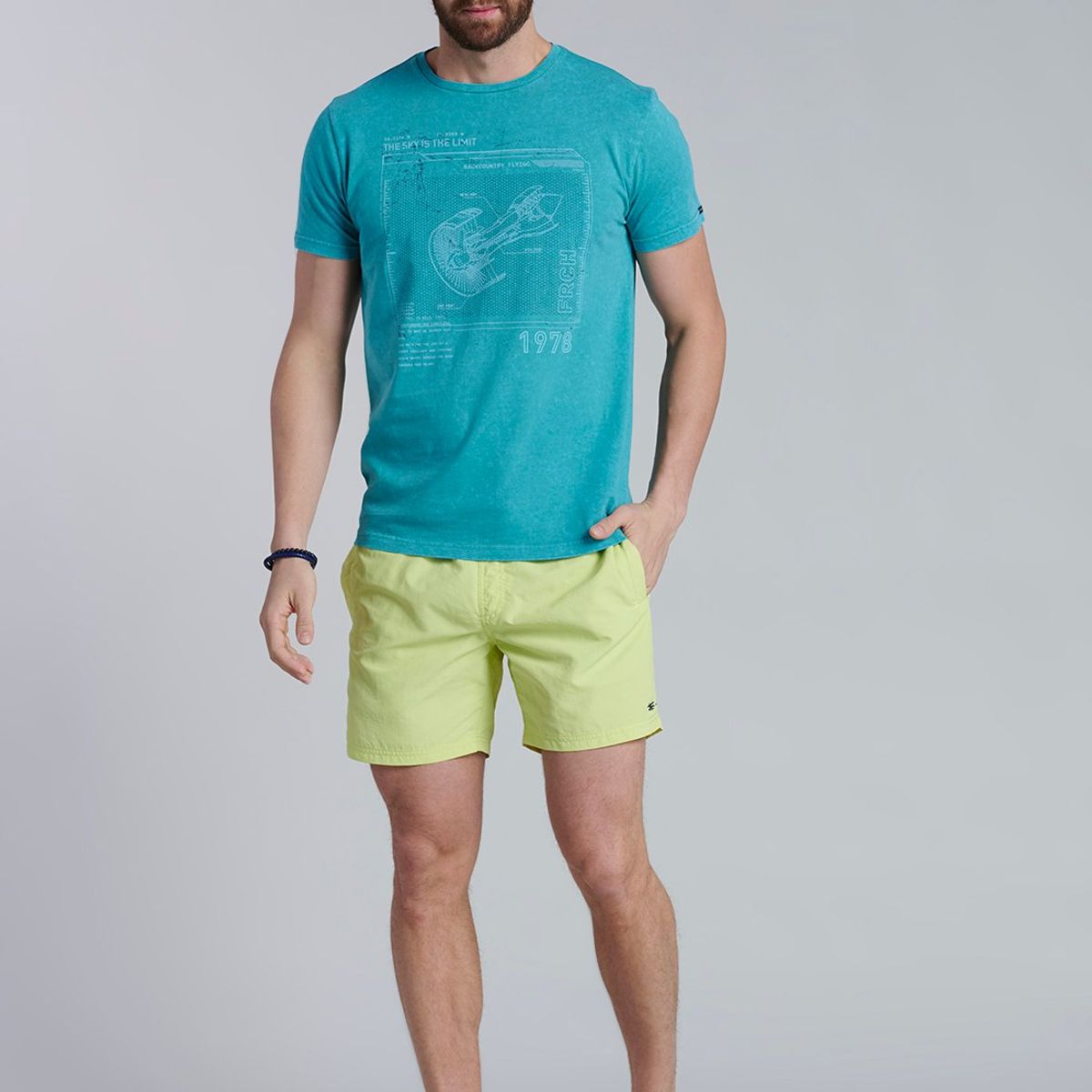 FEROUCH - Polera Proceso Michigan Azul Ferouch