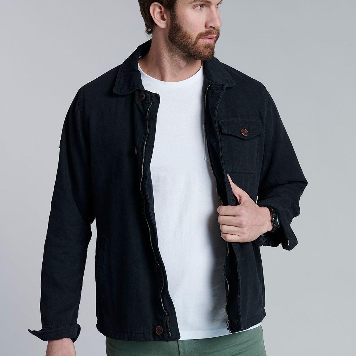 FEROUCH - Chaqueta Sport Memphis Fj Negro Ferouch