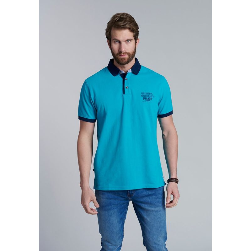 FEROUCH - Polera Polo Denver Azul Ferouch