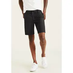 DOCKERS - Short Ultimate Solid Straight Fit Negro