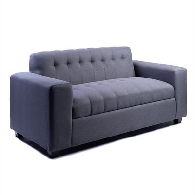 Imagen 2 del producto SOFA DOS CUERPOS GRIS OSCURO LINO.