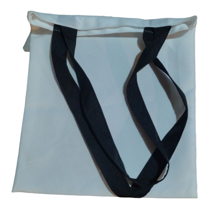 GENERICO - Bolsa biestrech para sublimar 40X45 cm pack 10 unids  asas negras