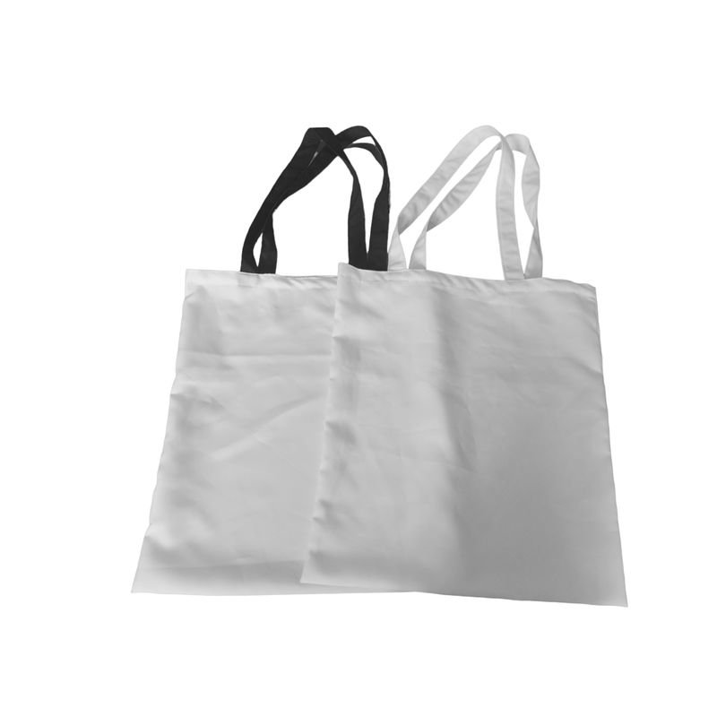 GENERICO - Bolsa biestrech para sublimar 35X40 cm pack 10  asas negras