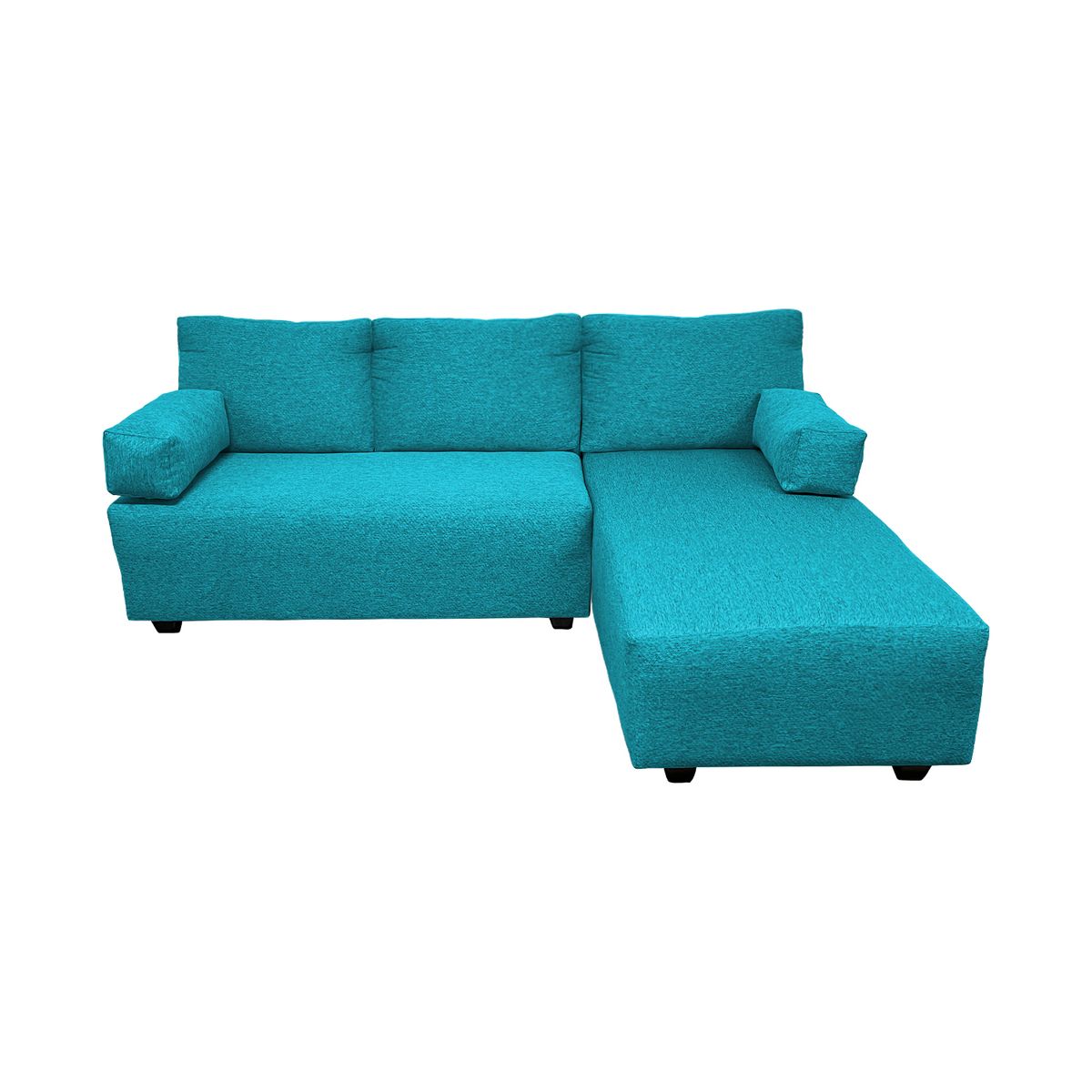 GENERICO - SECCIONAL ELLE CHENILLE TURQUEZA BIDIRECCIONAL