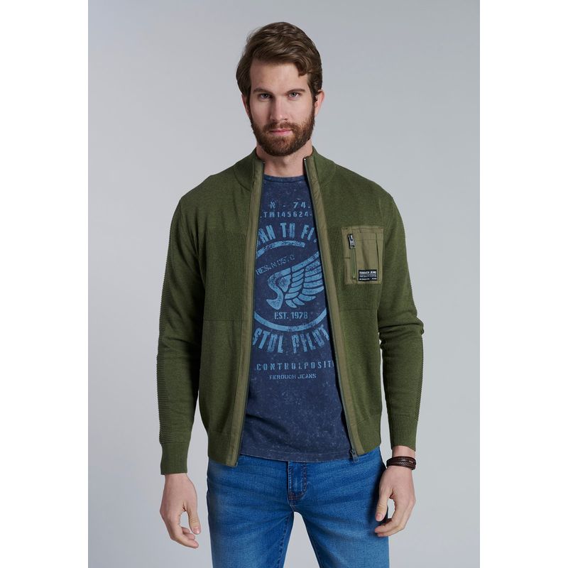 FEROUCH - Sweater Columbia Fj Verde Ferouch