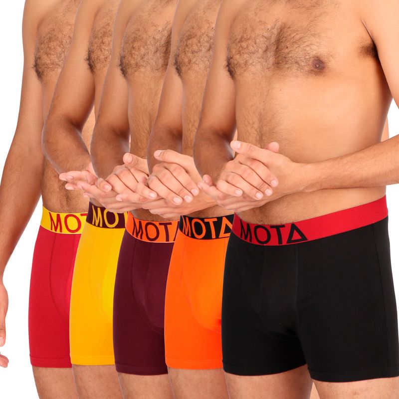 MOTA - Boxer Medio Algodón Pack 5 Mota