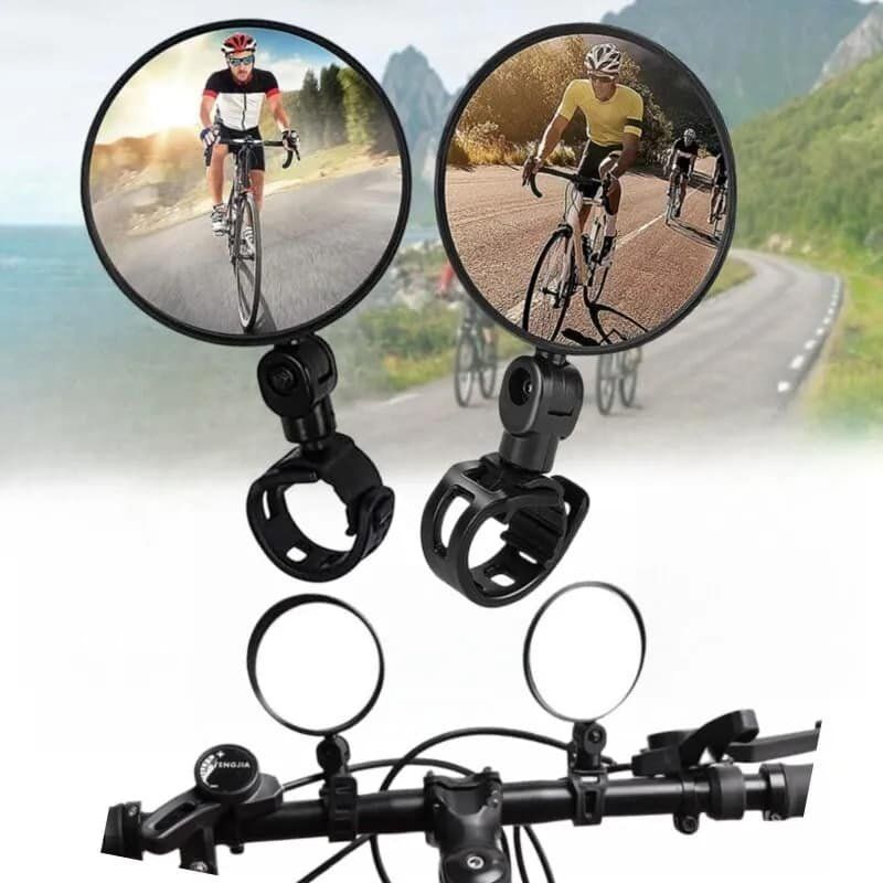 GENERICO - Espejo retrovisor Universal para bicicleta Scooter ajustable