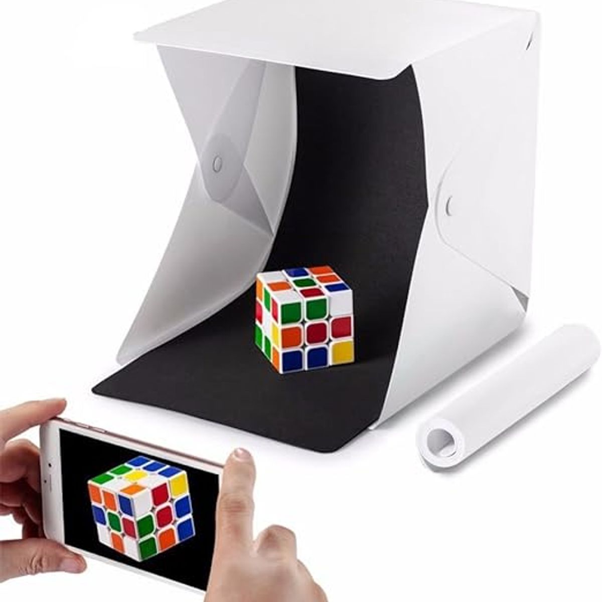 GENERICO - ESTUDIO FOTOGRAFICO PLEGABLE CON LUZ LED