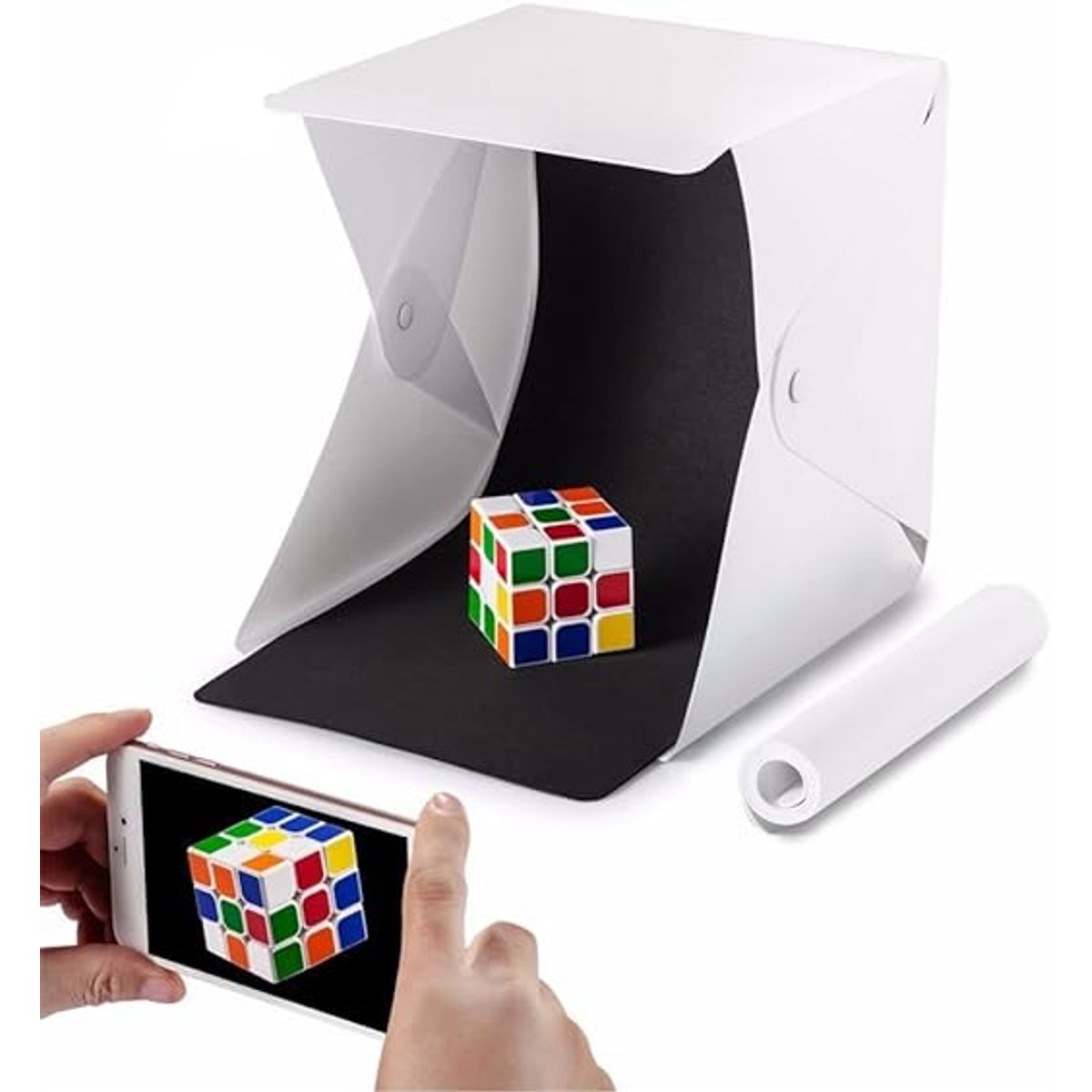 GENERICO - ESTUDIO FOTOGRAFICO PLEGABLE CON LUZ LED