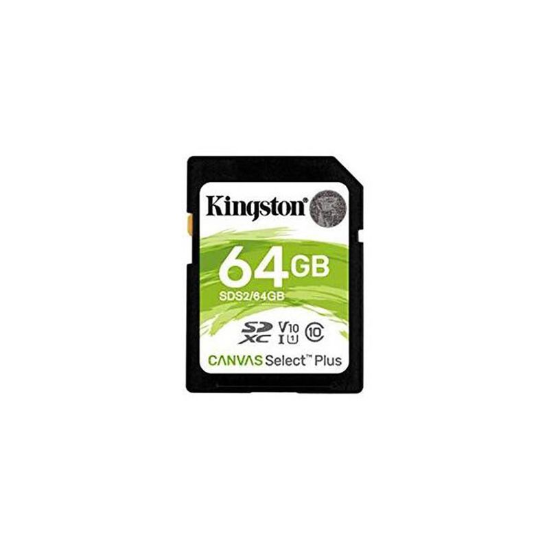 KINGSTON - Memoria SD Canvas Selec Plus 64 GB Kingston C10