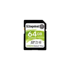 KINGSTON - Memoria SD Canvas Selec Plus 64 GB C10