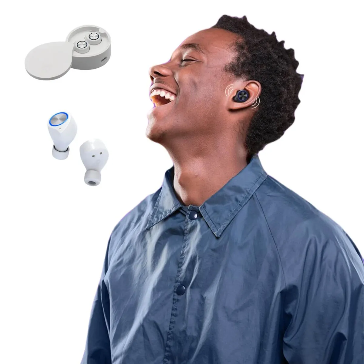 GENERICO - Audífonos Inalámbrico Hifi Android iPhone + 1 Reloj digital de regalo