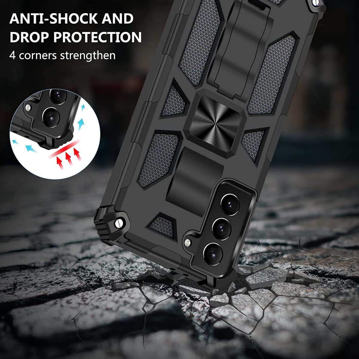 GENERICO - Carcasa para Samsung S21 FE Antigolpe Reforzada