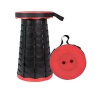 Asiento Plegable Retráctil Forma Tubo