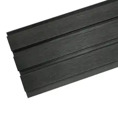 QRUBBER - Revestimiento Pared Wall Panel Tabla WPC Gris