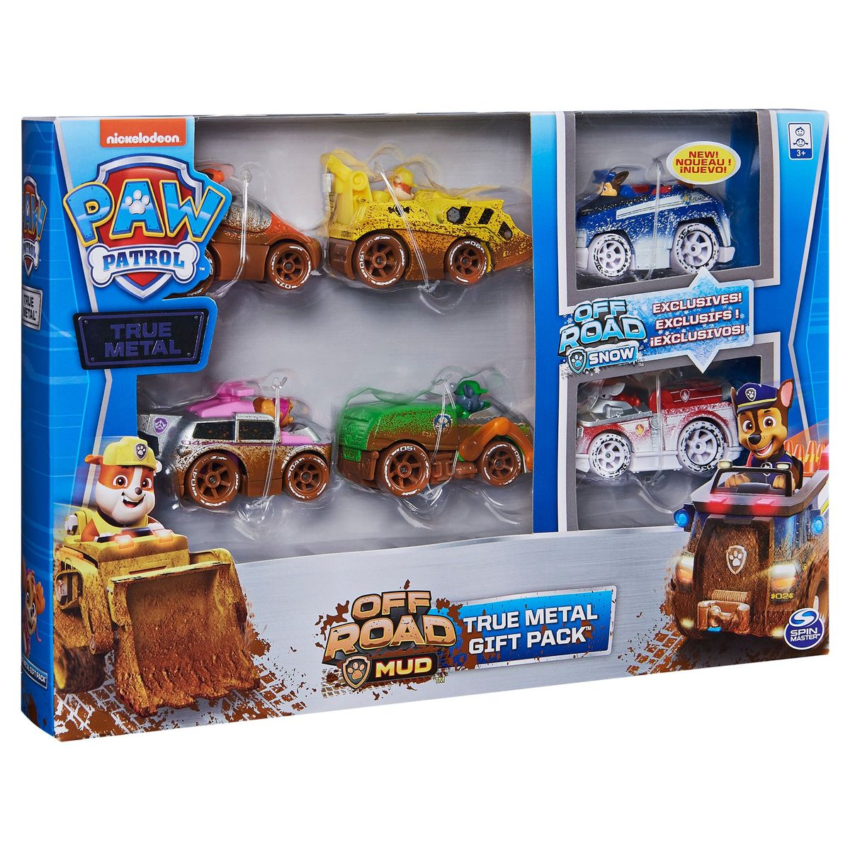 PAW PATROL - Set de 6 Autos Metálicos Paw Patrol.