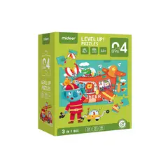 IMPORTCLICK - Puzzle Infantil 3 en 1 Nivel 4 Bomberos