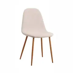 KLIK - Silla Spoon Velvet Comedor o Terraza Crema