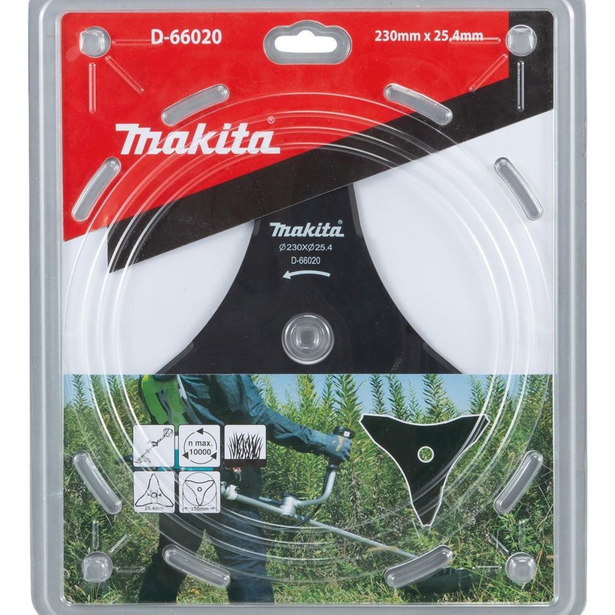 MAKITA - Cuchillo Metal 3 Puntas Et 230x25,4mm Makita D-66020