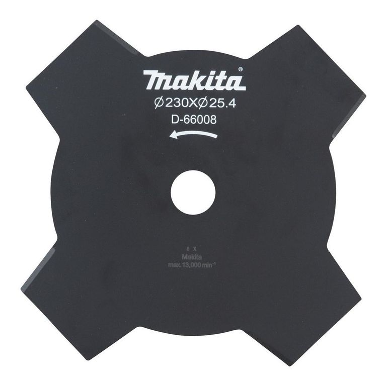 Cuchilla Metal 4 Puntas Et 230x25,4x1,8mm D-66008