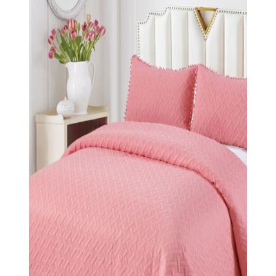 Imagen 2 del producto Cubrecama De Verano Con Pompones - Fresco y Elegante 2P