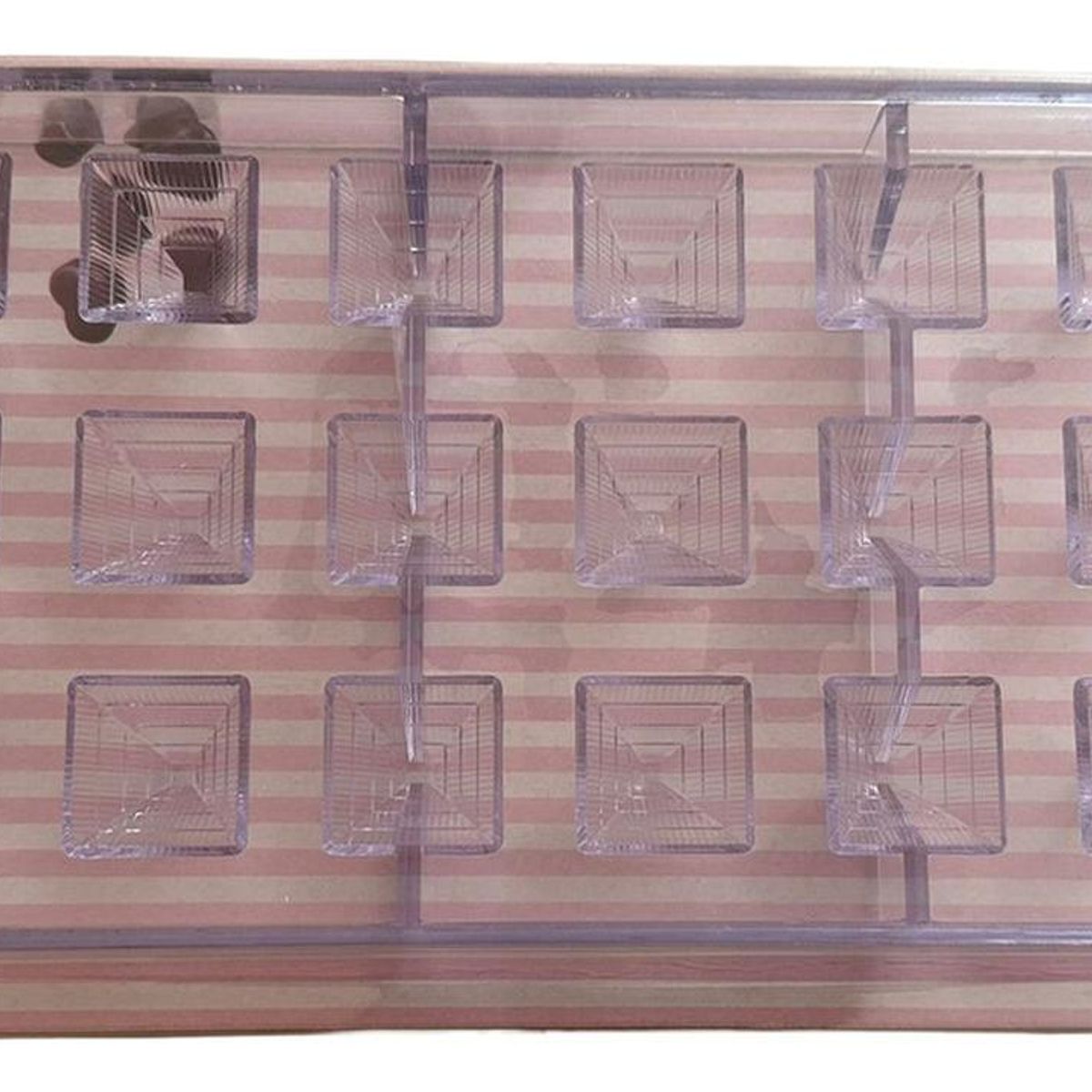 GENERICO - Molde Acrilico Para Chocolate - Piramide