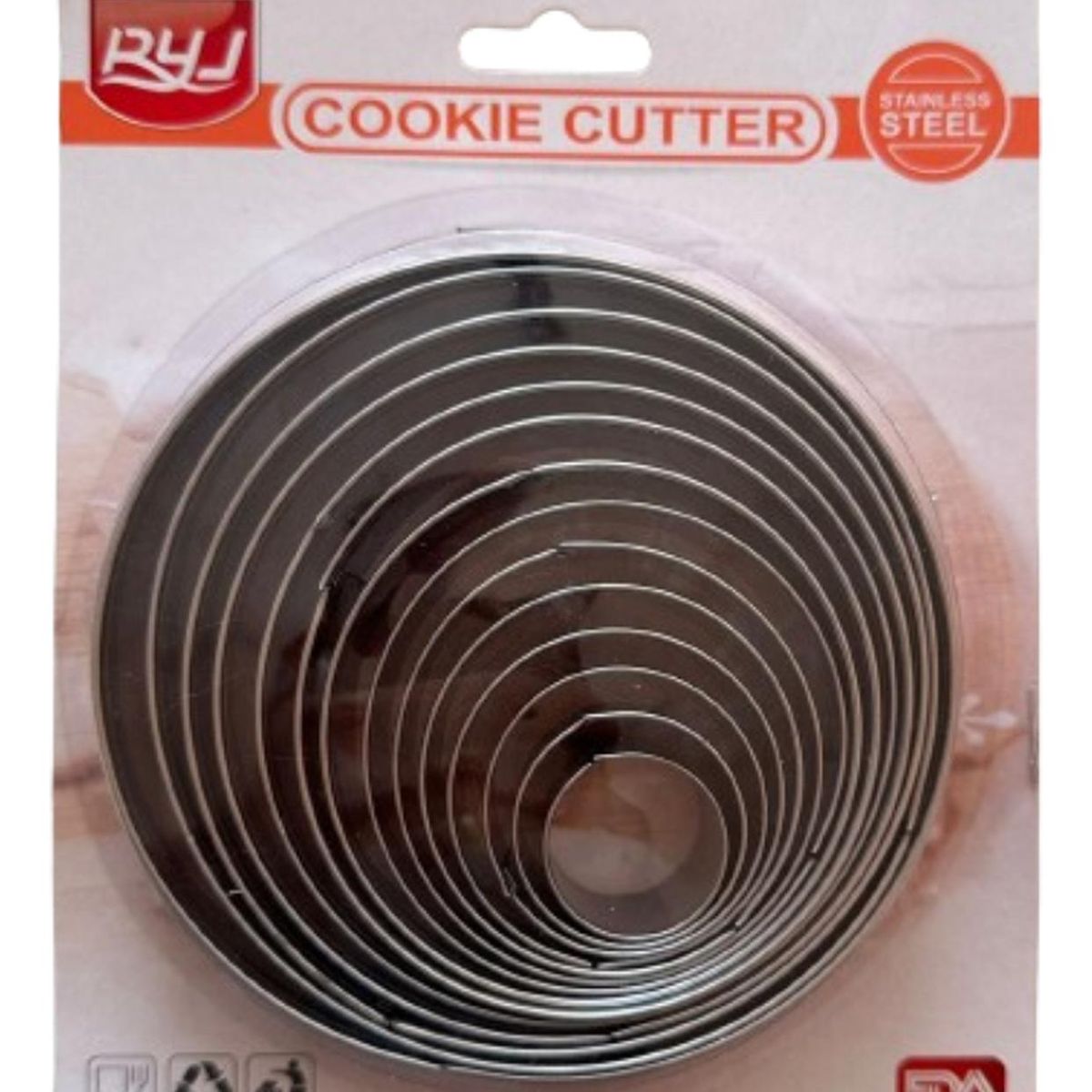 GENERICO - Cortador Galletas Circular 14 pcs