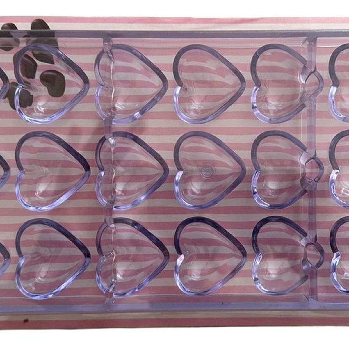 GENERICO - Molde Acrilico Para Chocolate - Corazon