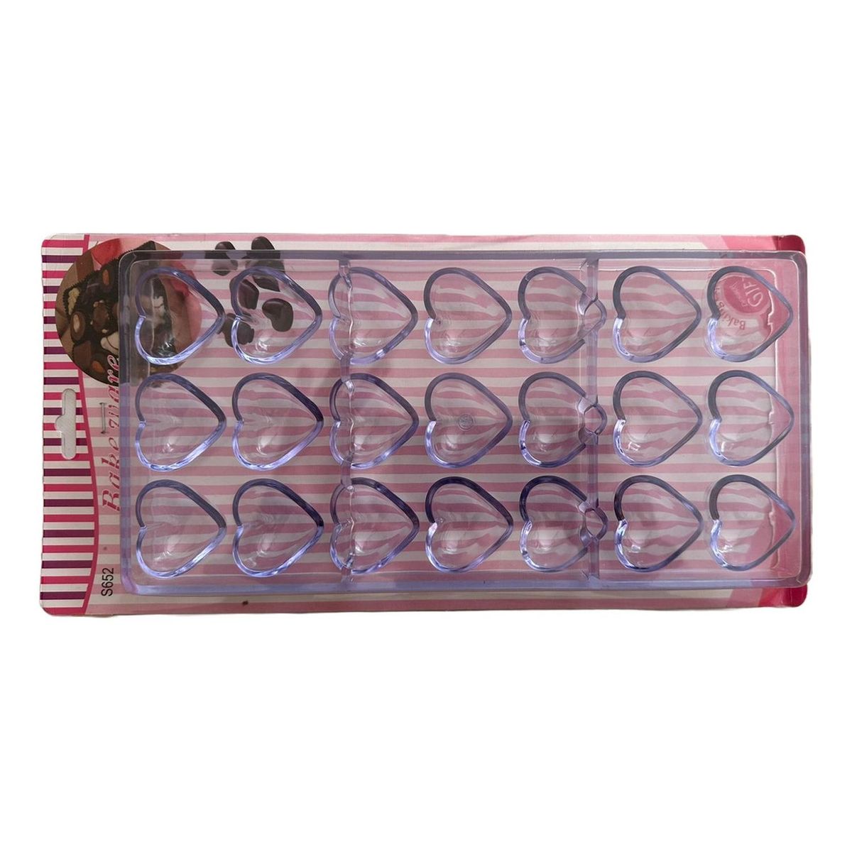 GENERICO - Molde Acrilico Para Chocolate - Corazon