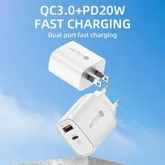 GENERICO - Cargador rápido USB tipo C 20W