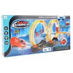 SM - Pista Autopista World Rápido Doble Giro Juguete Niños