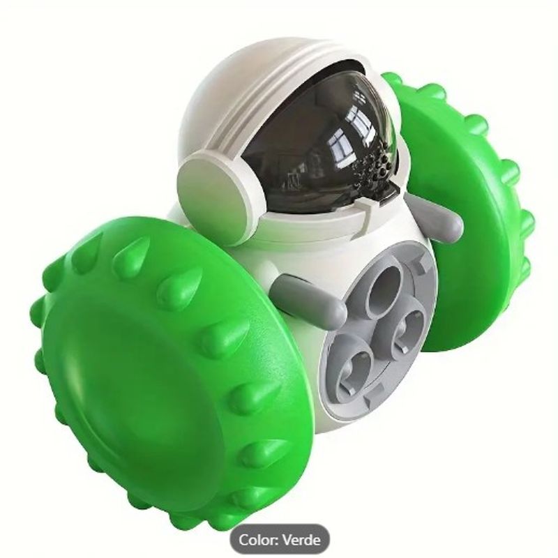 GENERICO - Juguete Perro  Dispensador de Alimentos Robot - Verde