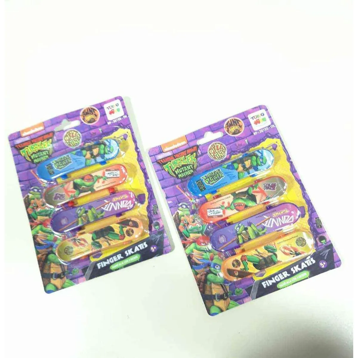 GENERICO - Pack 2 sets juguete mini patinetas 9.5 x 2.5cm para niños