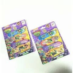 GENERICO - Pack 2 sets juguete mini patinetas 9.5 x 2.5cm para niños