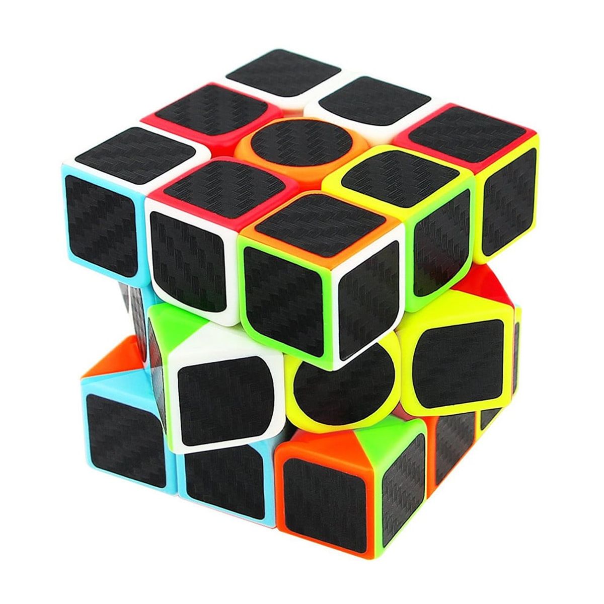 QIYI - 3x3x3 Warrior Fibra de Carbono Rubik Qiyi