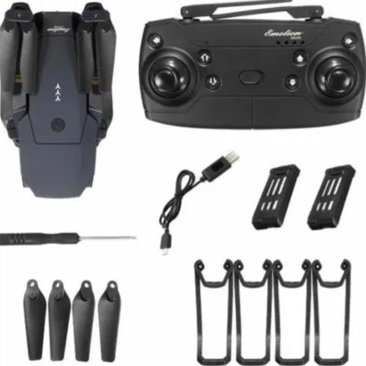 GENERICO - Drone Profesional 4k Wifi Cuadricoptero Android Ios