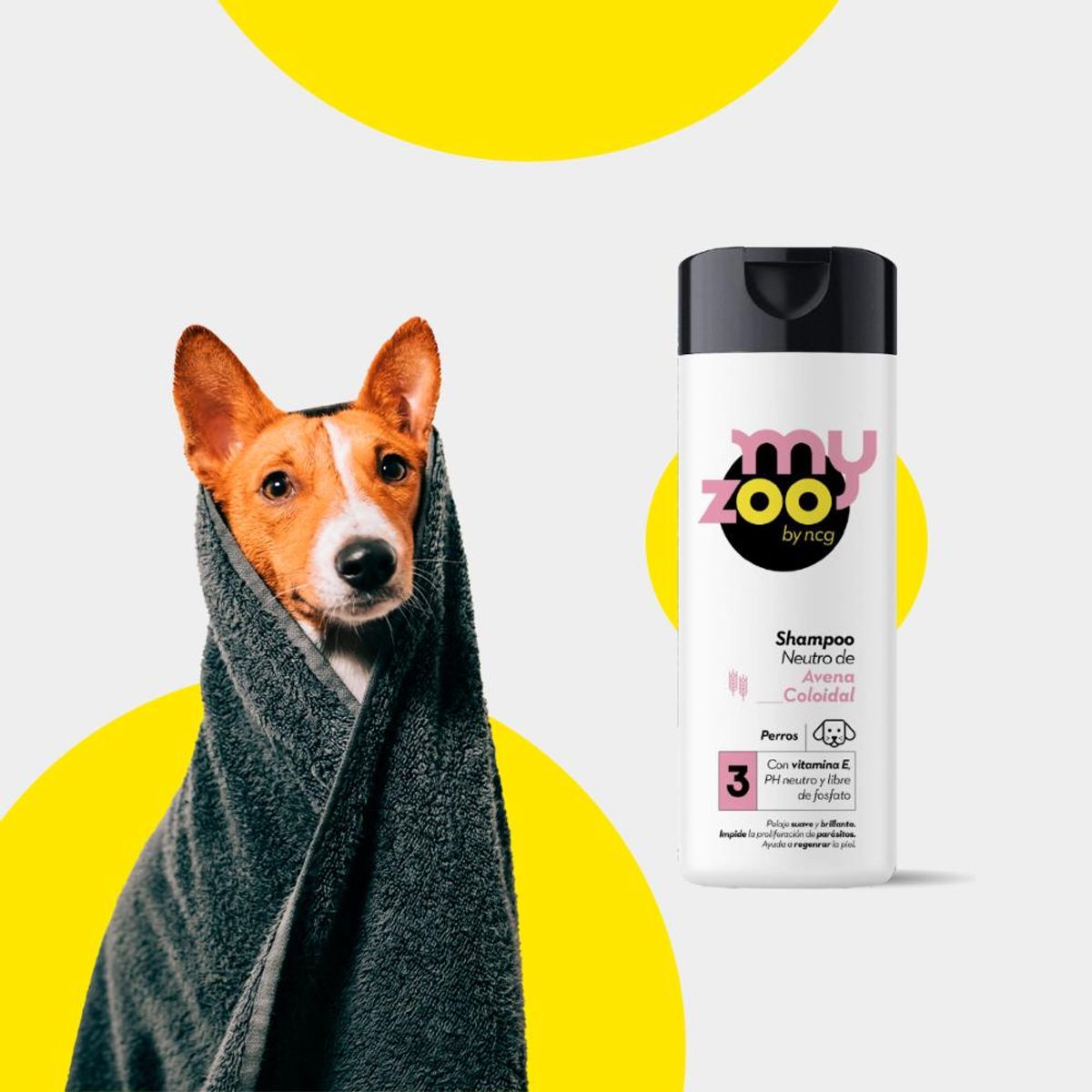 MYZOO - Shampoo para Perros MYZOO Neutro Avena Coloidal 420cc