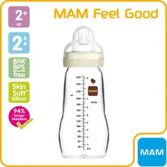 MAM - Mamadera De Vidrio Feel Good 260ml