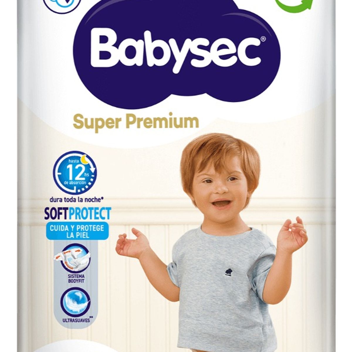 BABYSEC - Pañales Bebé Babysec Super Premium Cuidado Total 54 Un Xxg