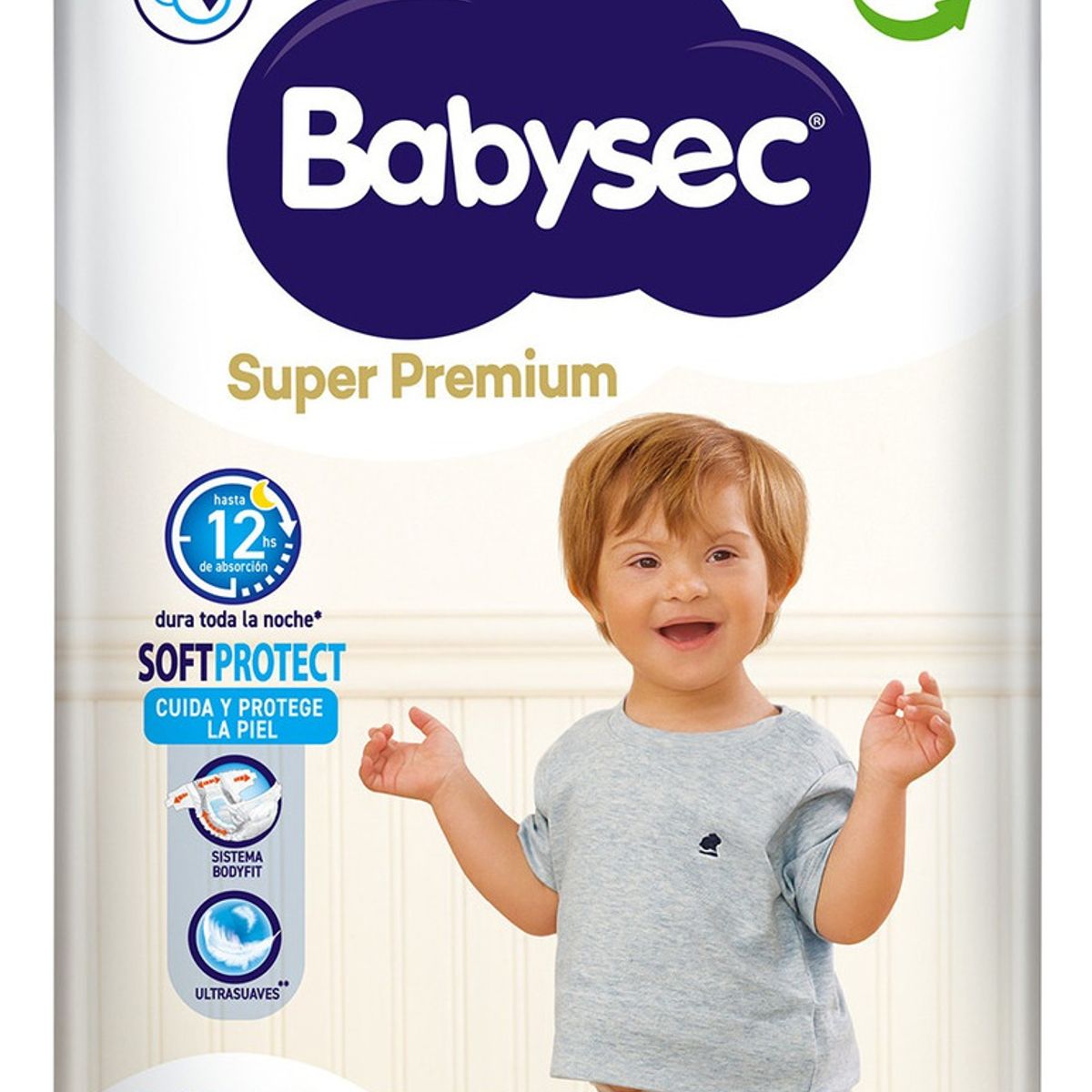 BABYSEC - Pañales Bebé Babysec Super Premium Cuidado Total 54 Un Xxg