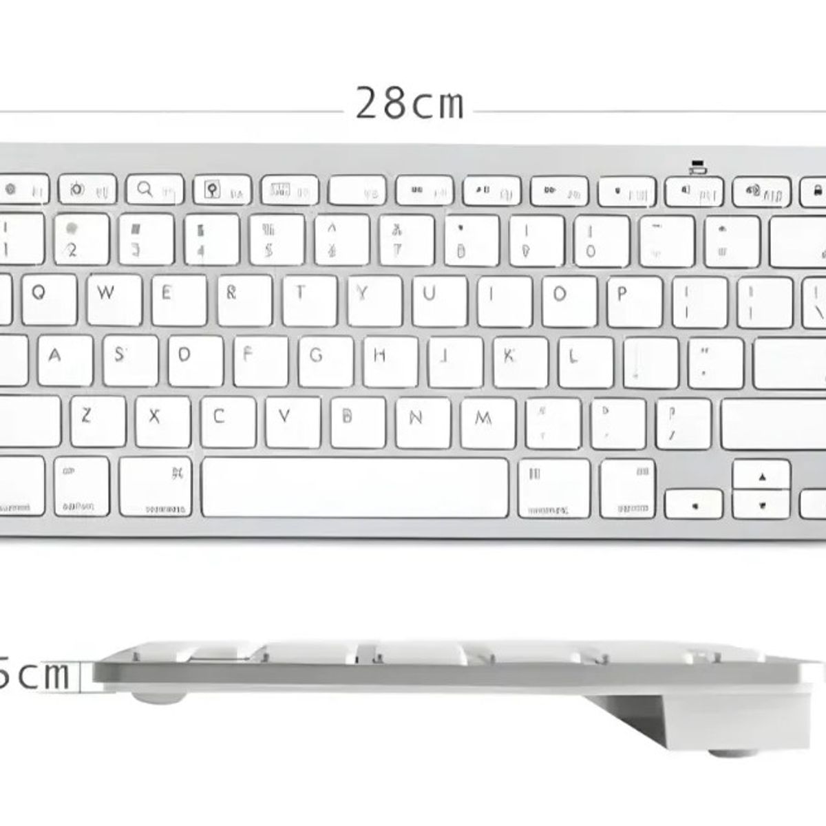 GENERICO - Teclado Portátil Bluetooth Ultradelgado