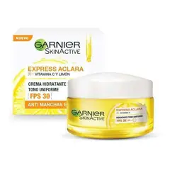 GARNIER - Express Aclara Crema Fps 30 X 50 Ml