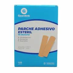 GENERICO - Parche Curita Recto - 100 Unidades Geerdink