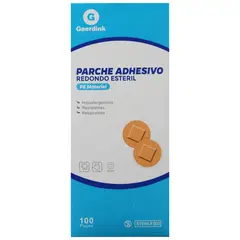 GENERICO - Parche Curita Redondo Estéril - 100 Unidades Geerdink