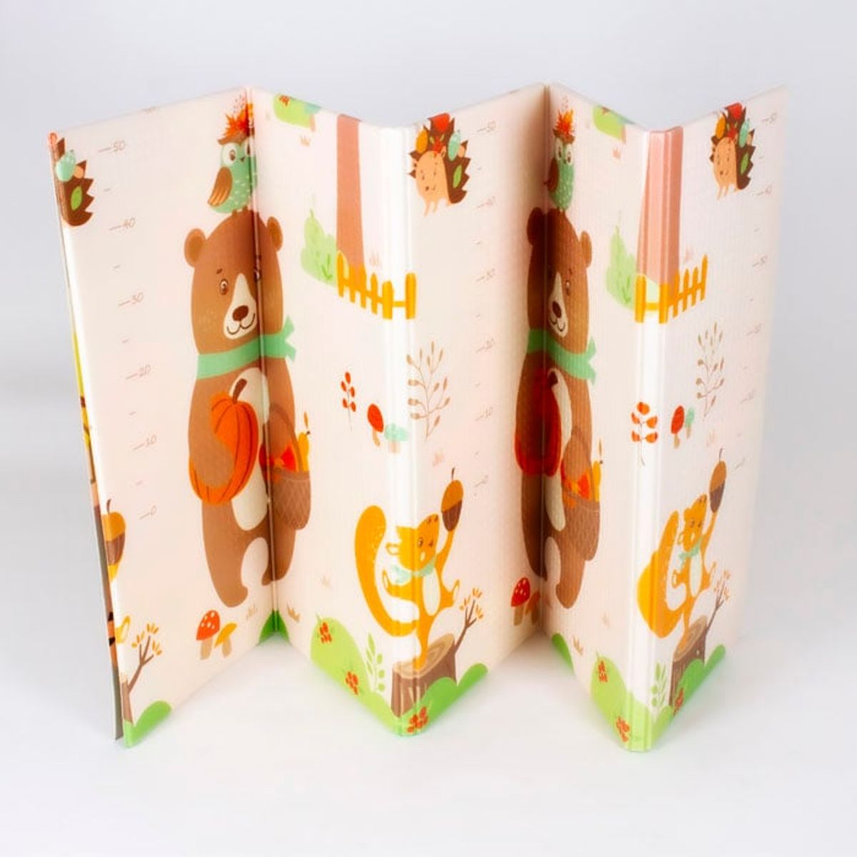 BRIC - Alfombra Antigolpe Bebe Plegable Reversible Zoo