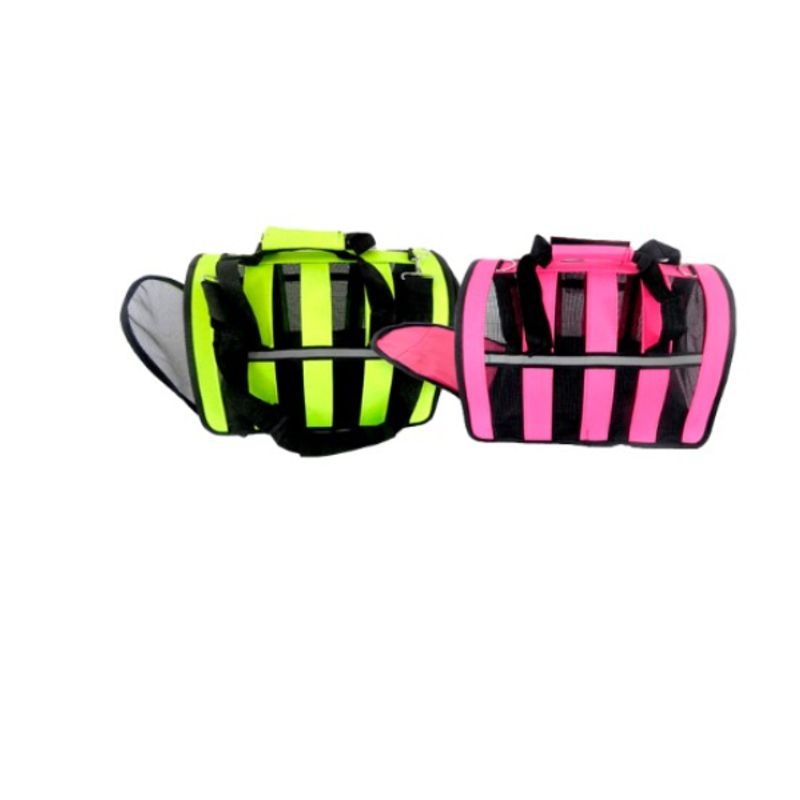 GENERICO - BOLSO TRANSPORTE PARA MASCOTA CON ABERTURAS 35X22X25CM