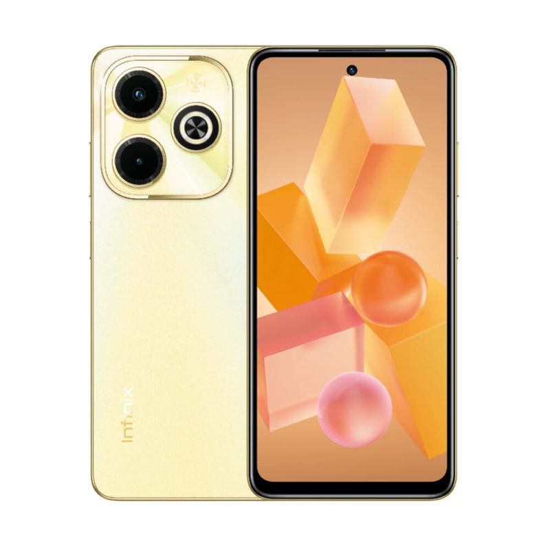 INFINIX - Infinix Hot 40i Gold 256GB/8GB + Audífonos + Soporte Lego