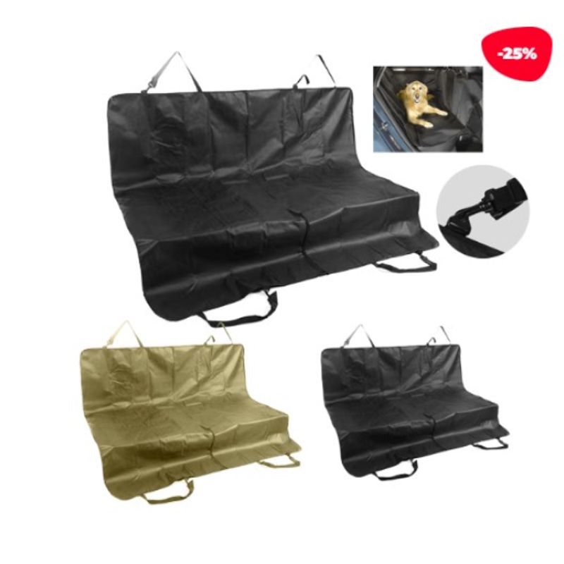 GENERICO - FUNDA CUBRE ASIENTO DE AUTO PARA MASCOTA 135X135M