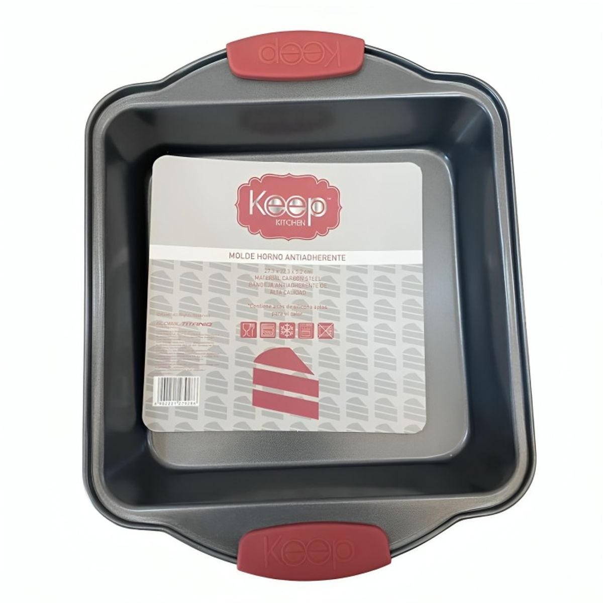 KEEP - MOLDE DE HORNO ANTIADTE MED 27,3 * 22,3 * 5,2     0,4 CM
